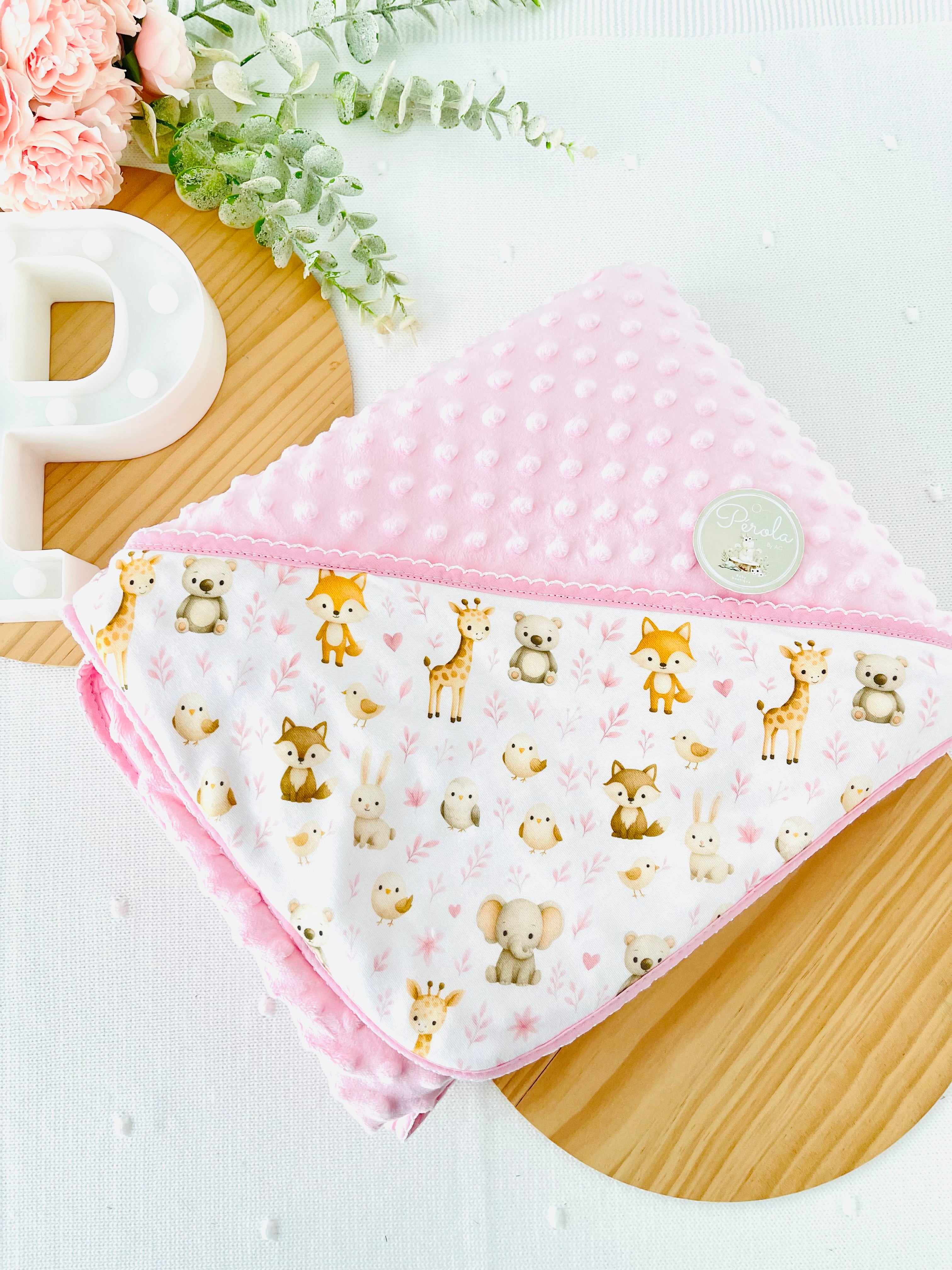 Manta tema Animais amorosos