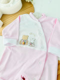 Babygrow pompom algodão