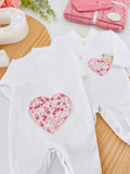 Babygrow Coração em algodão