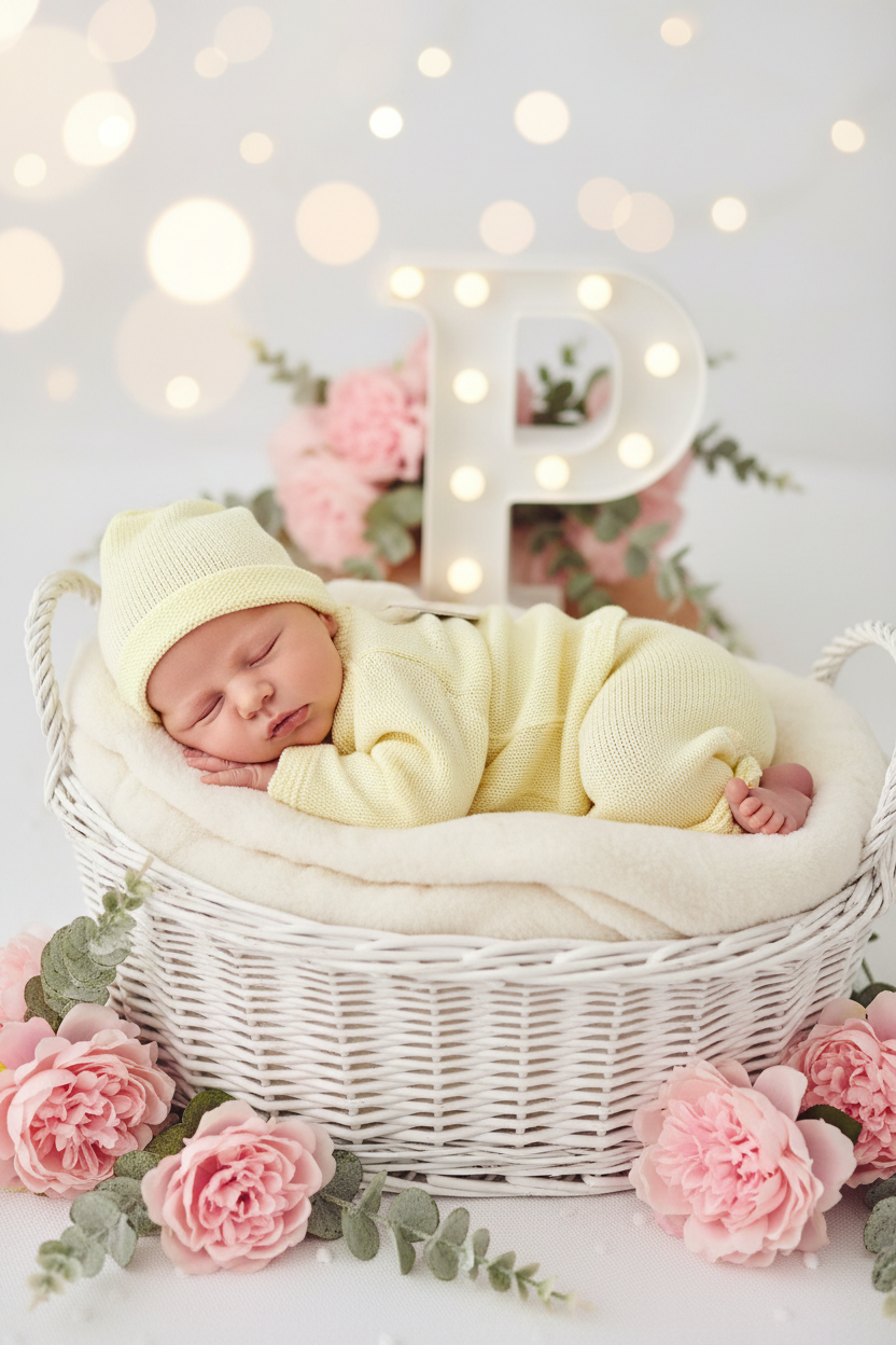 Conjunto Bebé: Camisola, Calças e Gorro 1M