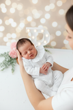 Babygrow Carinho pintinhas VELUDO golinha grande