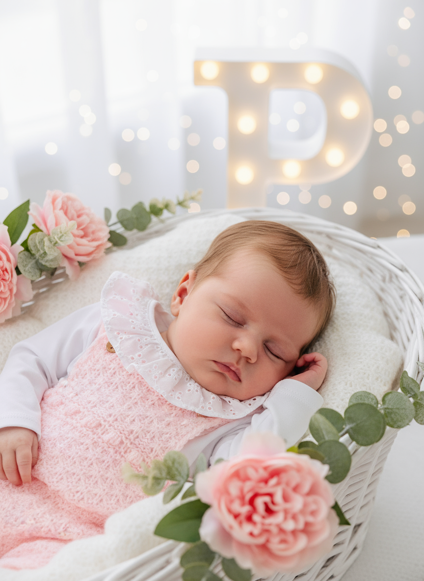 Jardineiras e Body com gola de bordado inglês e carda por dentro