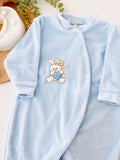 Babygrow veludo grande  3m 6m 9m e 12m