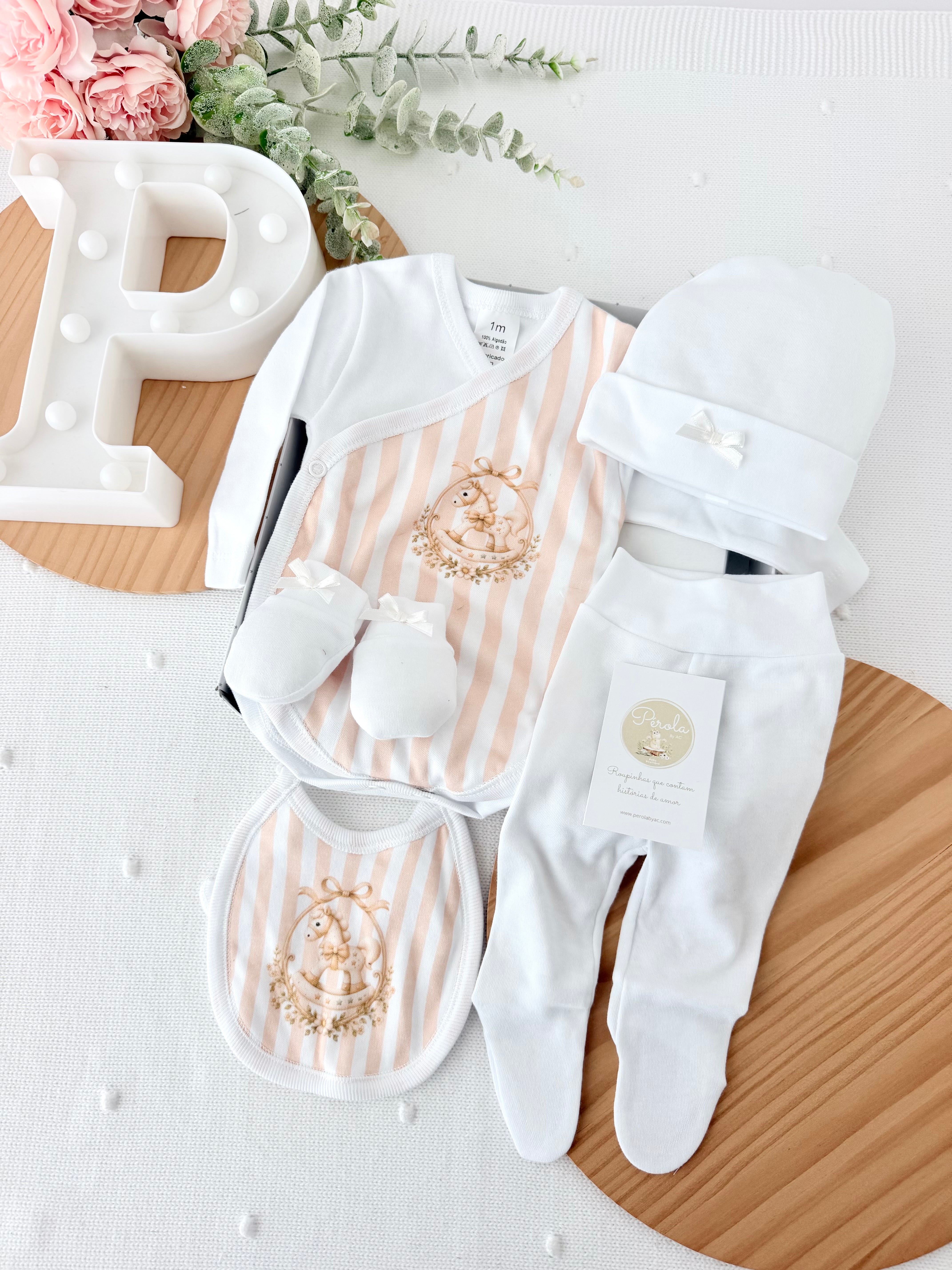 Pack roupa maternidade - tema cavalinho