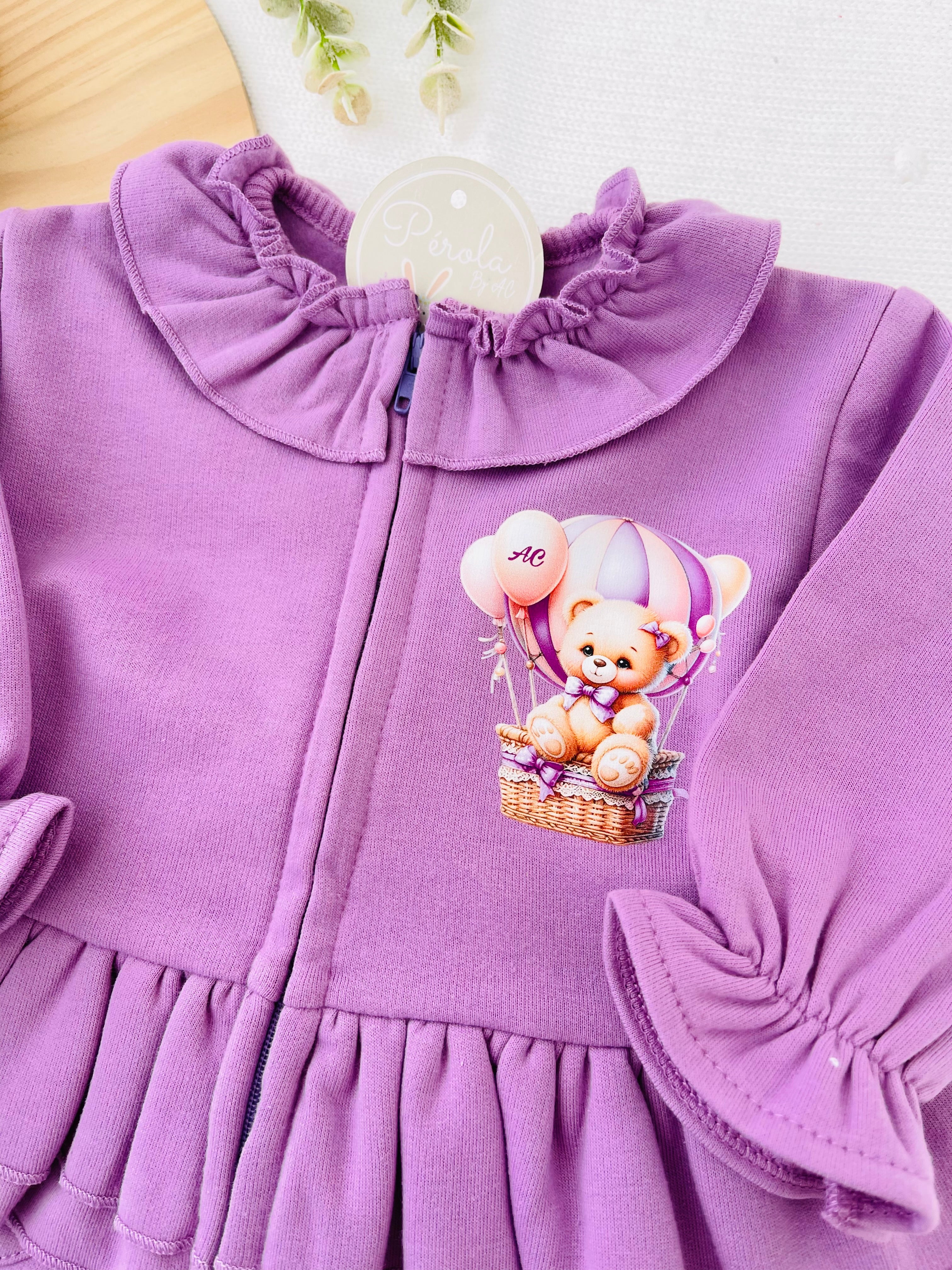 Fato de treino Lili: casaco com folhos e calças