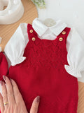 Saída maternidade menino vermelho- Outono/Inverno