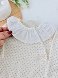 Babygrow Carinho pintinhas VELUDO golinha grande