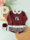 Conjunto casinha unissexo: camisola e calções