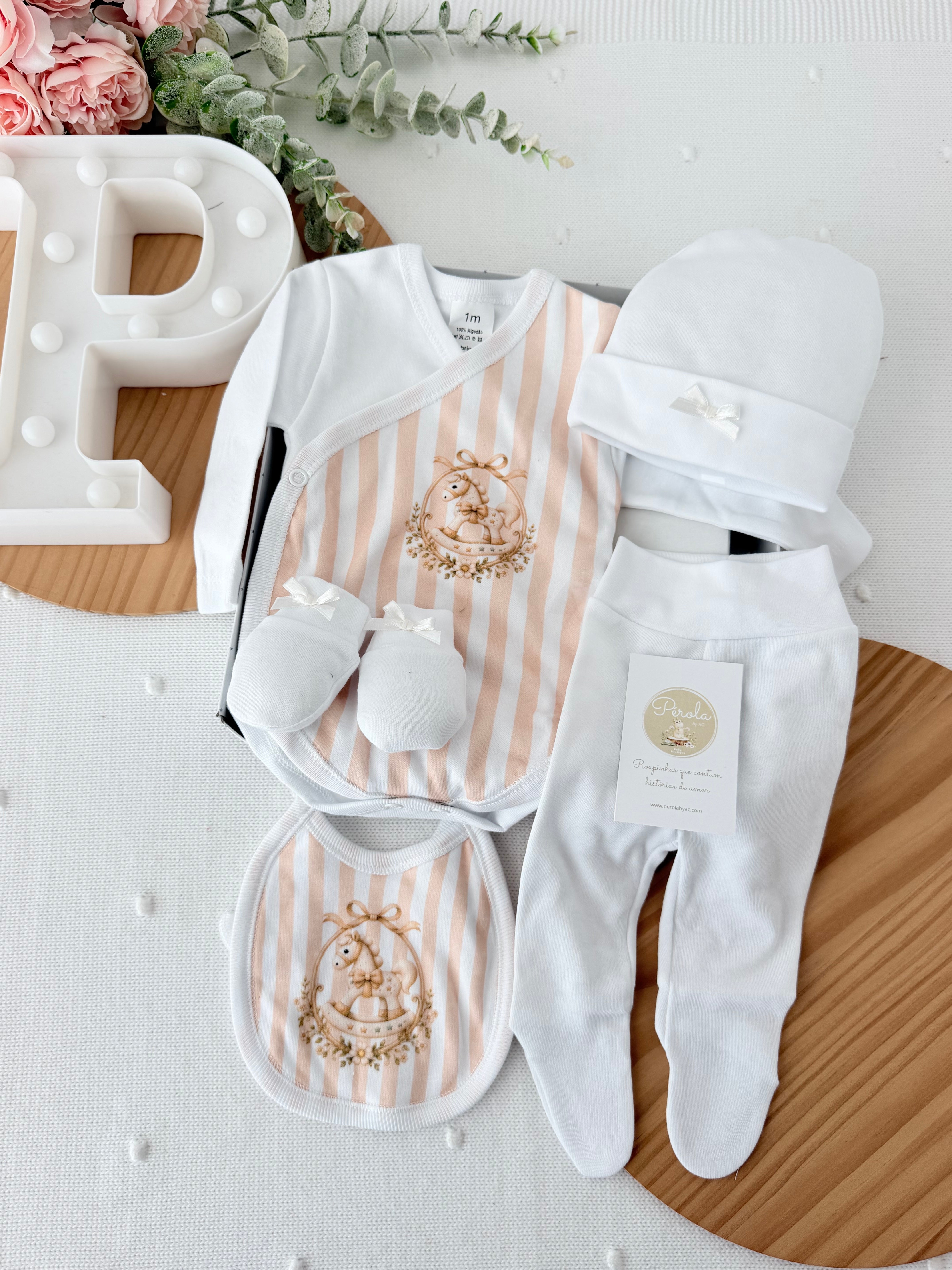Pack roupa maternidade - tema cavalinho