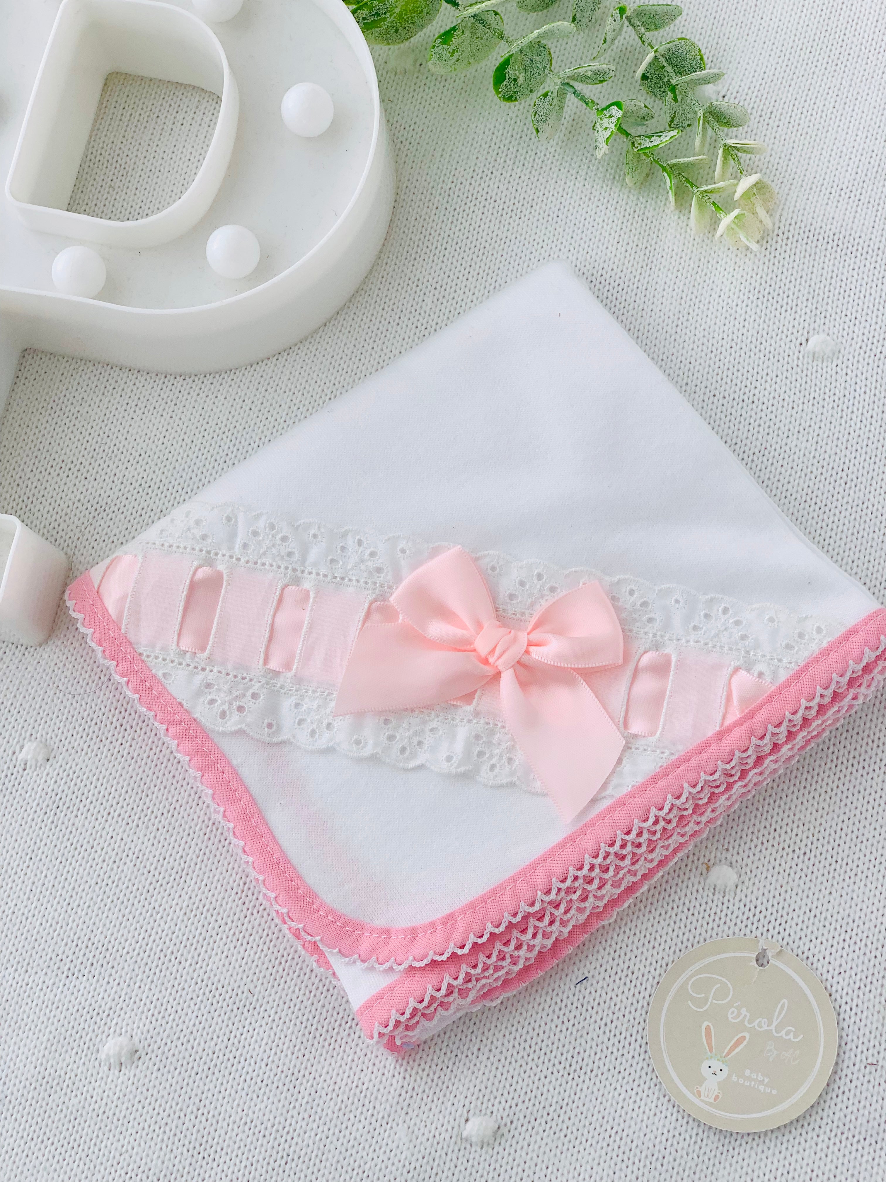 Fralda bordado inglês