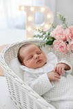 Babygrow Carinho pintinhas VELUDO golinha grande