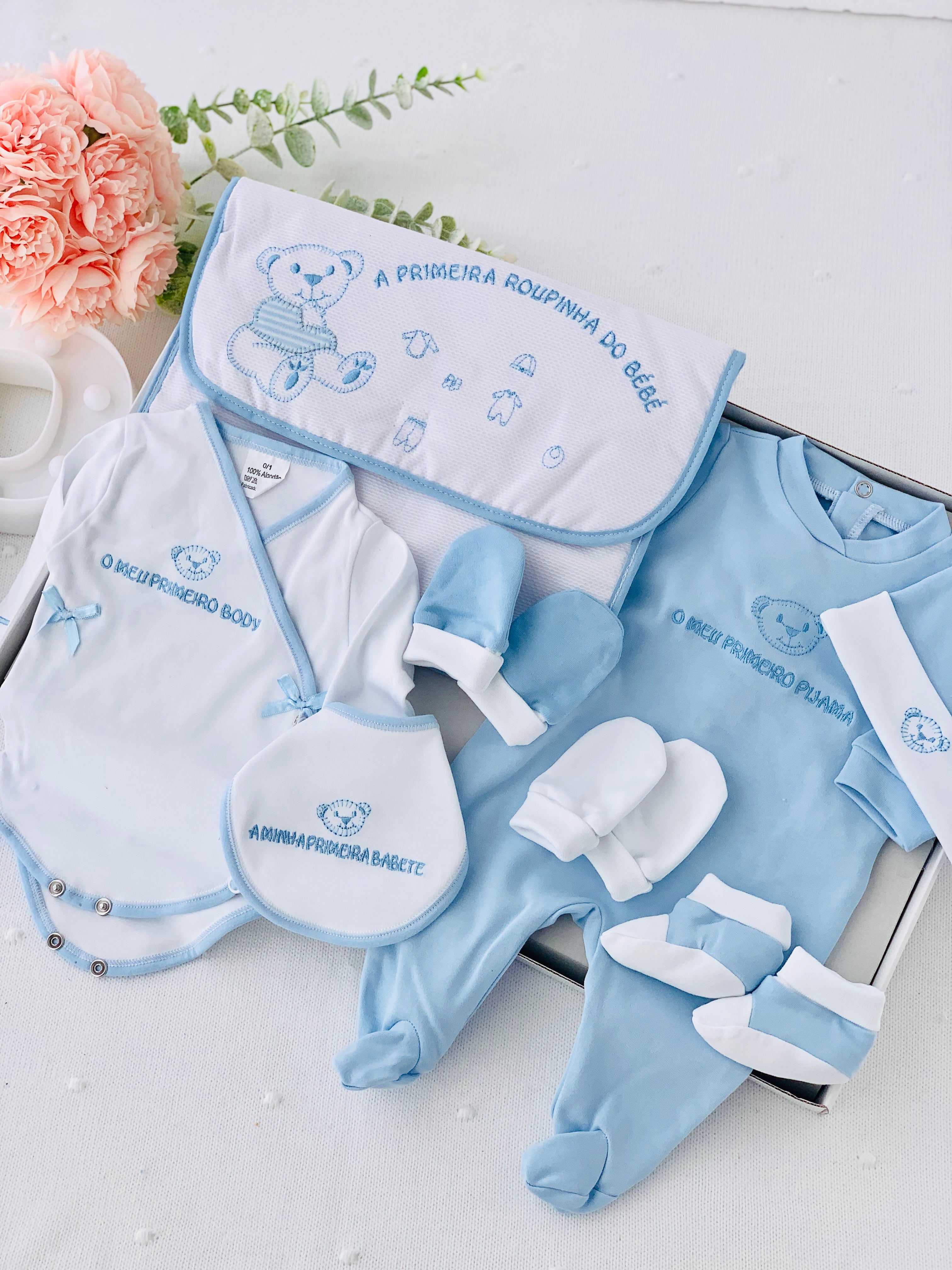 Conjunto primeira roupinha ALGODÃO