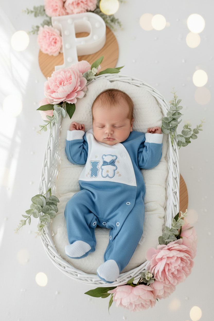 Babygrow ursinhos em algodão