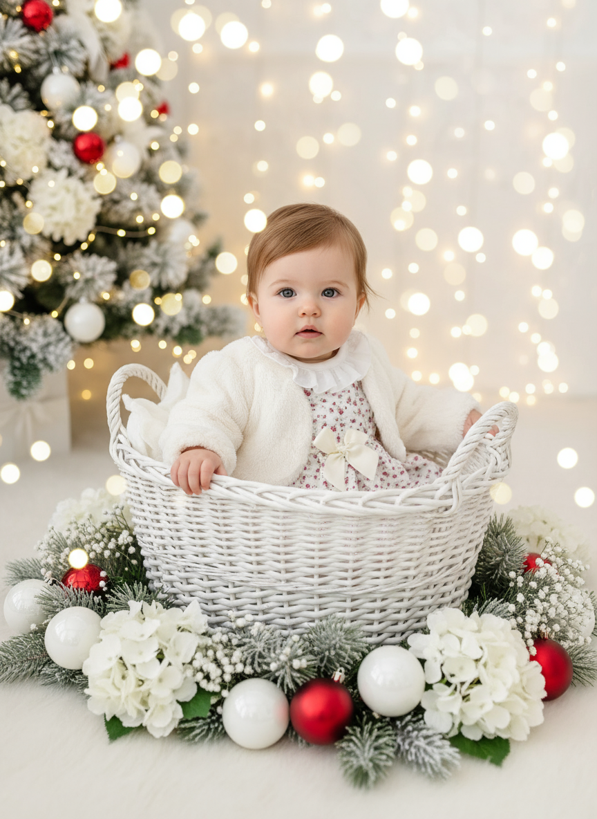 Conjunto Eva: casaco de pêlo, vestido e camisola com golinha