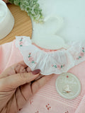 Conjunto rosa: camisola e tapa fraldas 1/3M