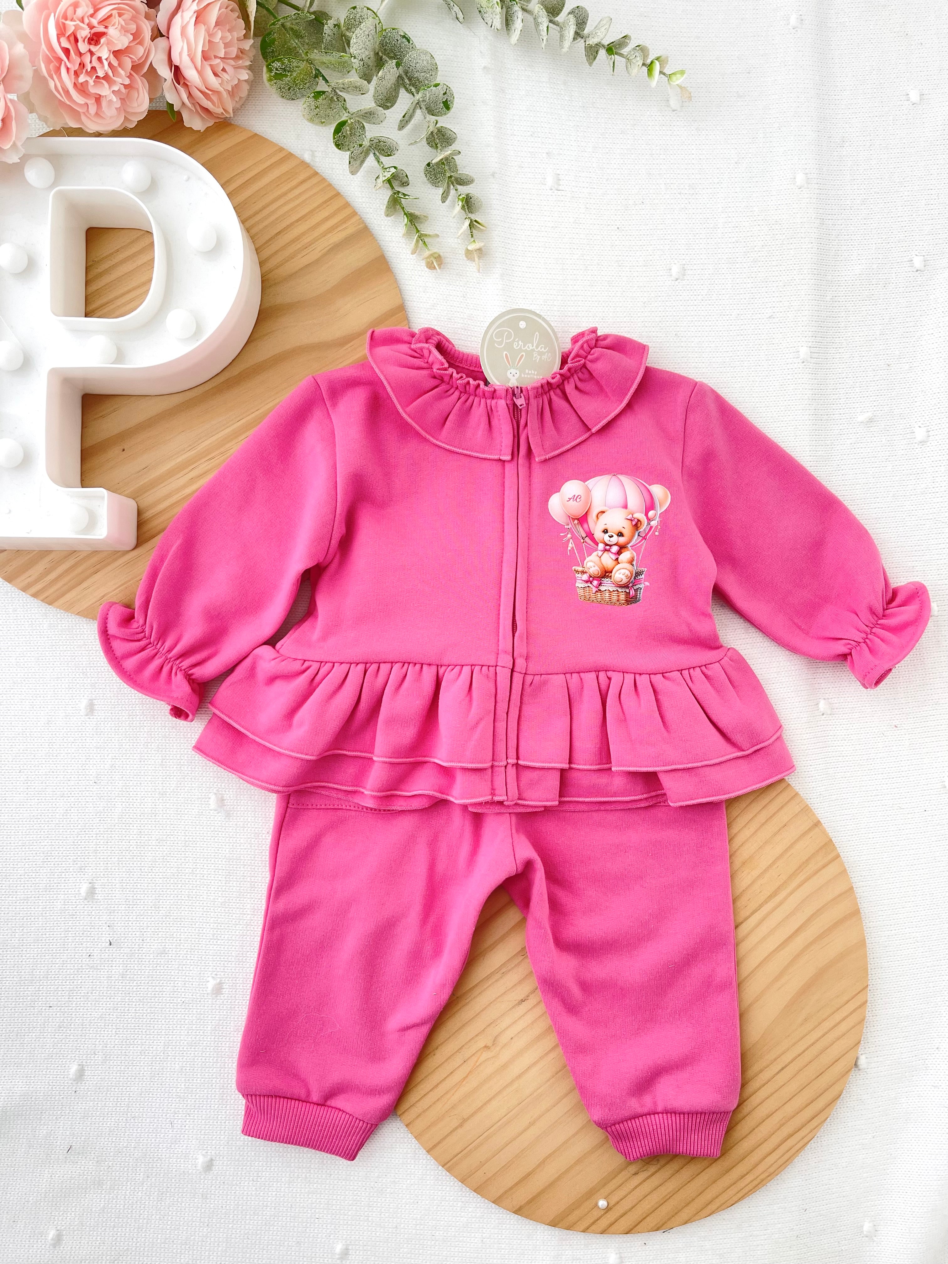 Fato de treino Lili: casaco com folhos e calças