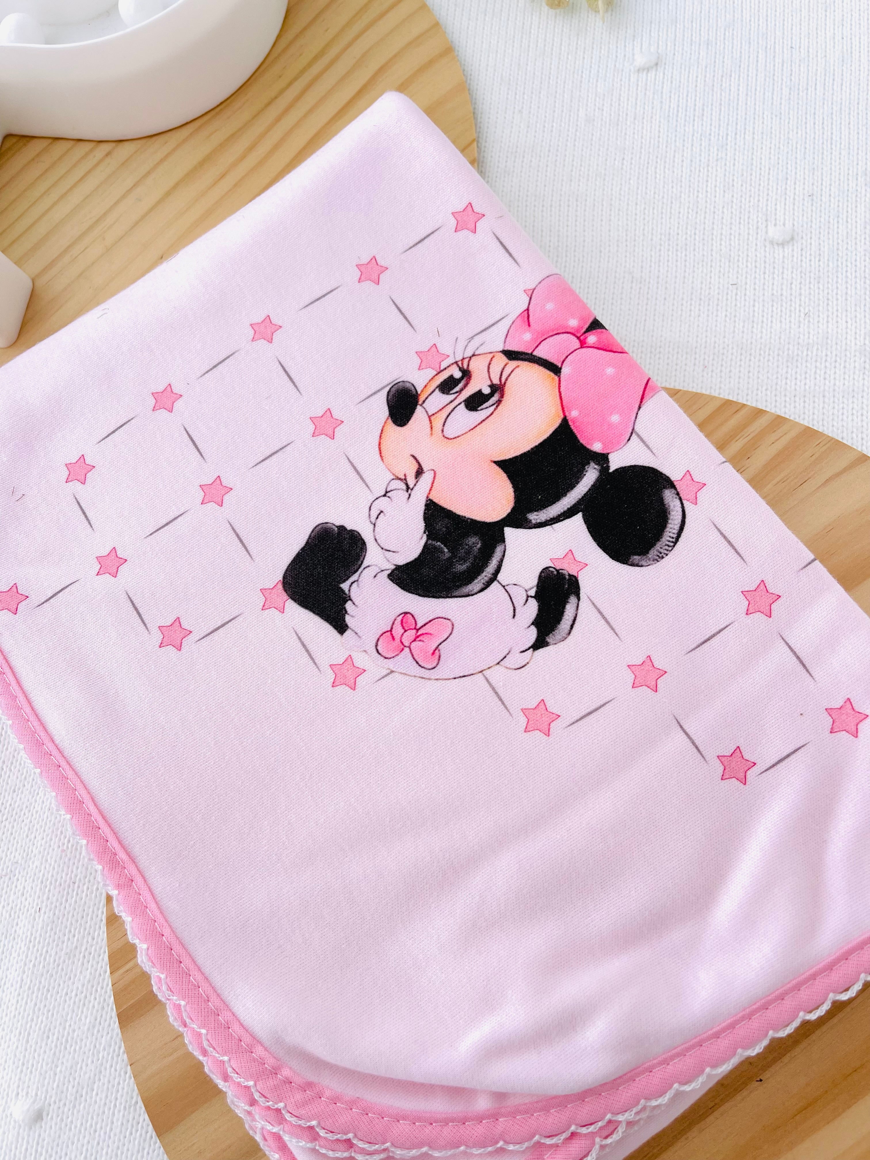 Manta em algodão Minnie