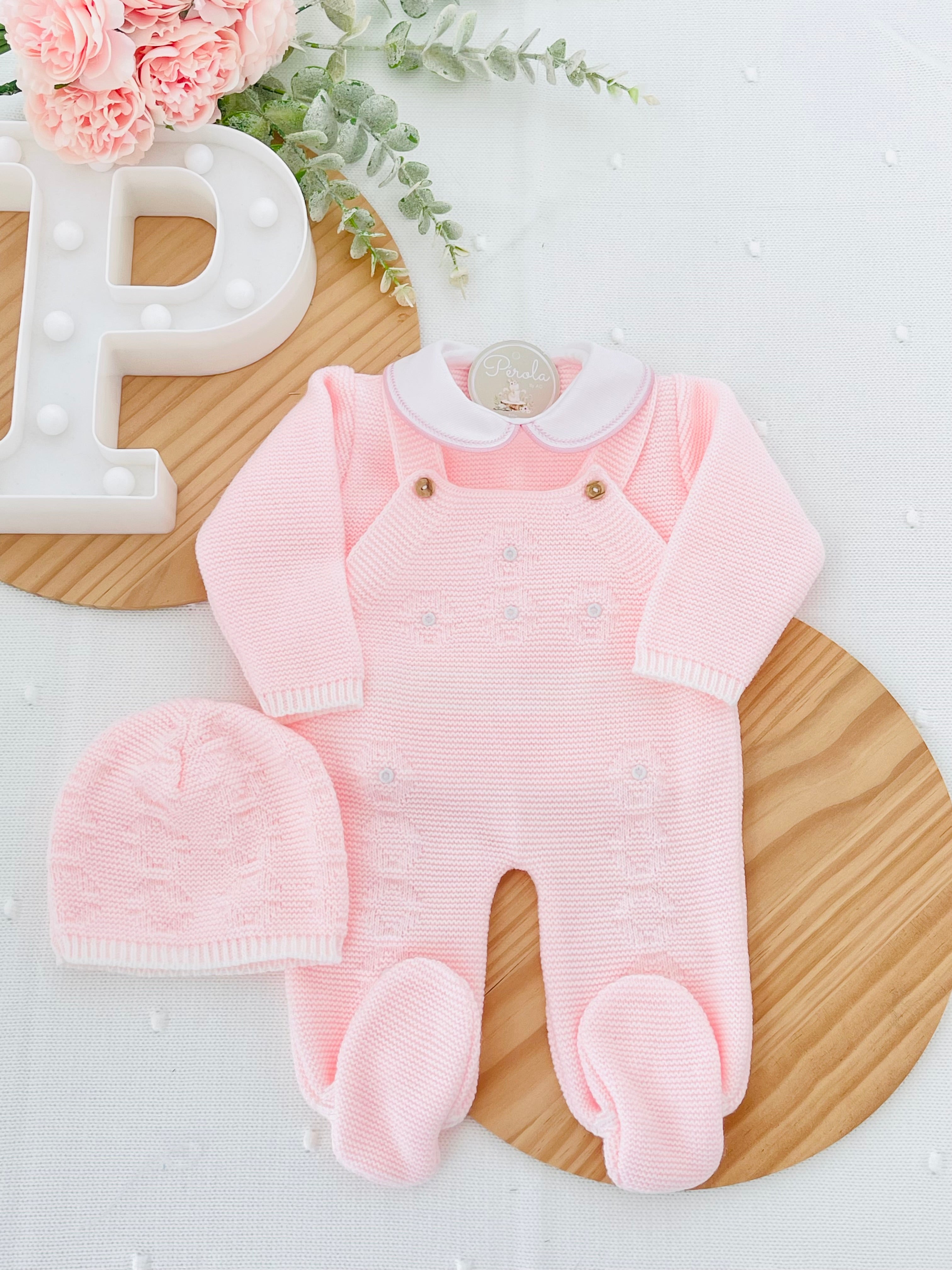 Saída de maternidade rosa