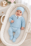 Conjunto malha menino 3M e 6M