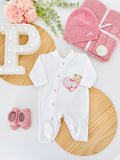 Babygrow Coração em algodão