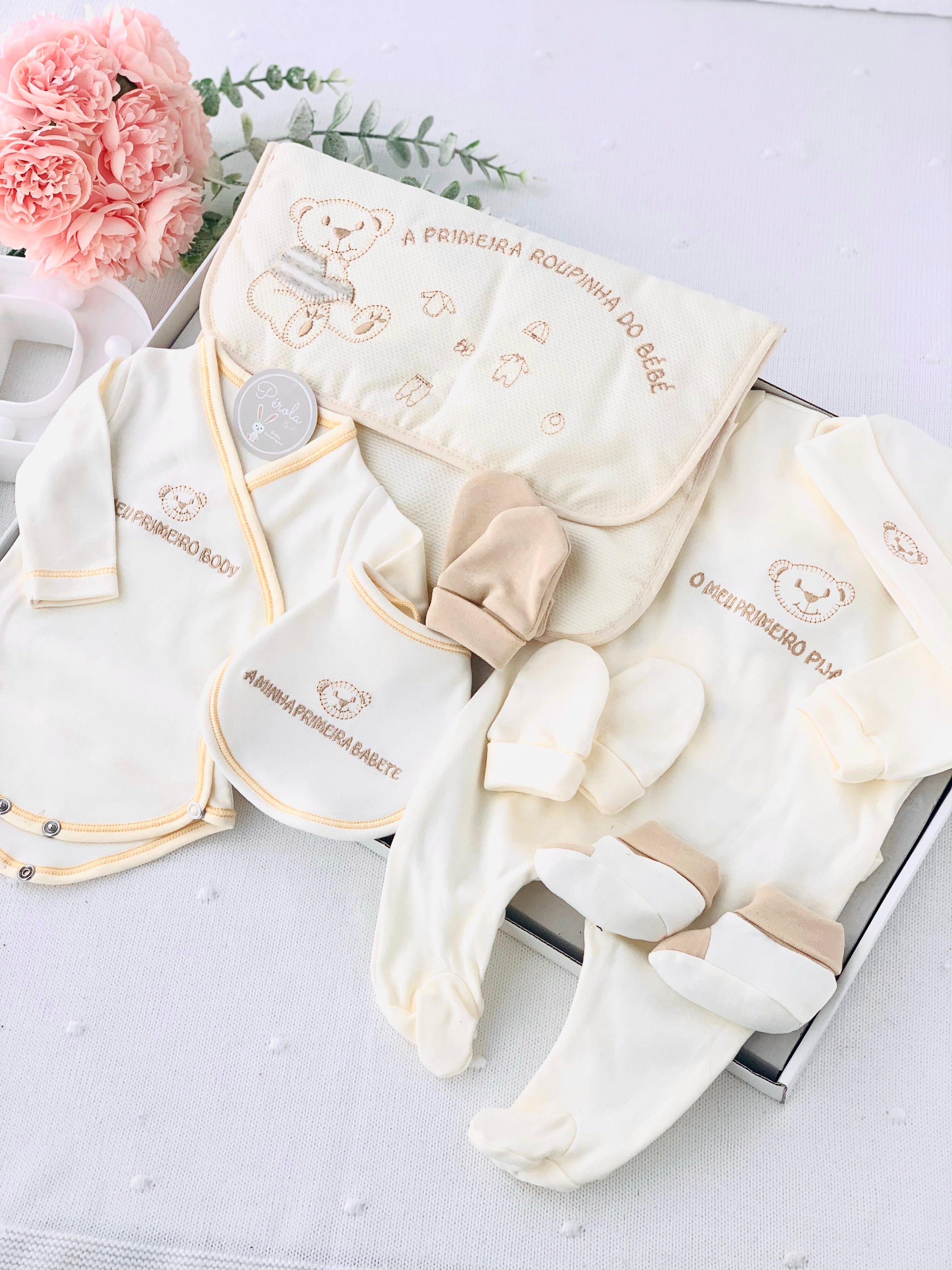 Conjunto primeira roupinha ALGODÃO