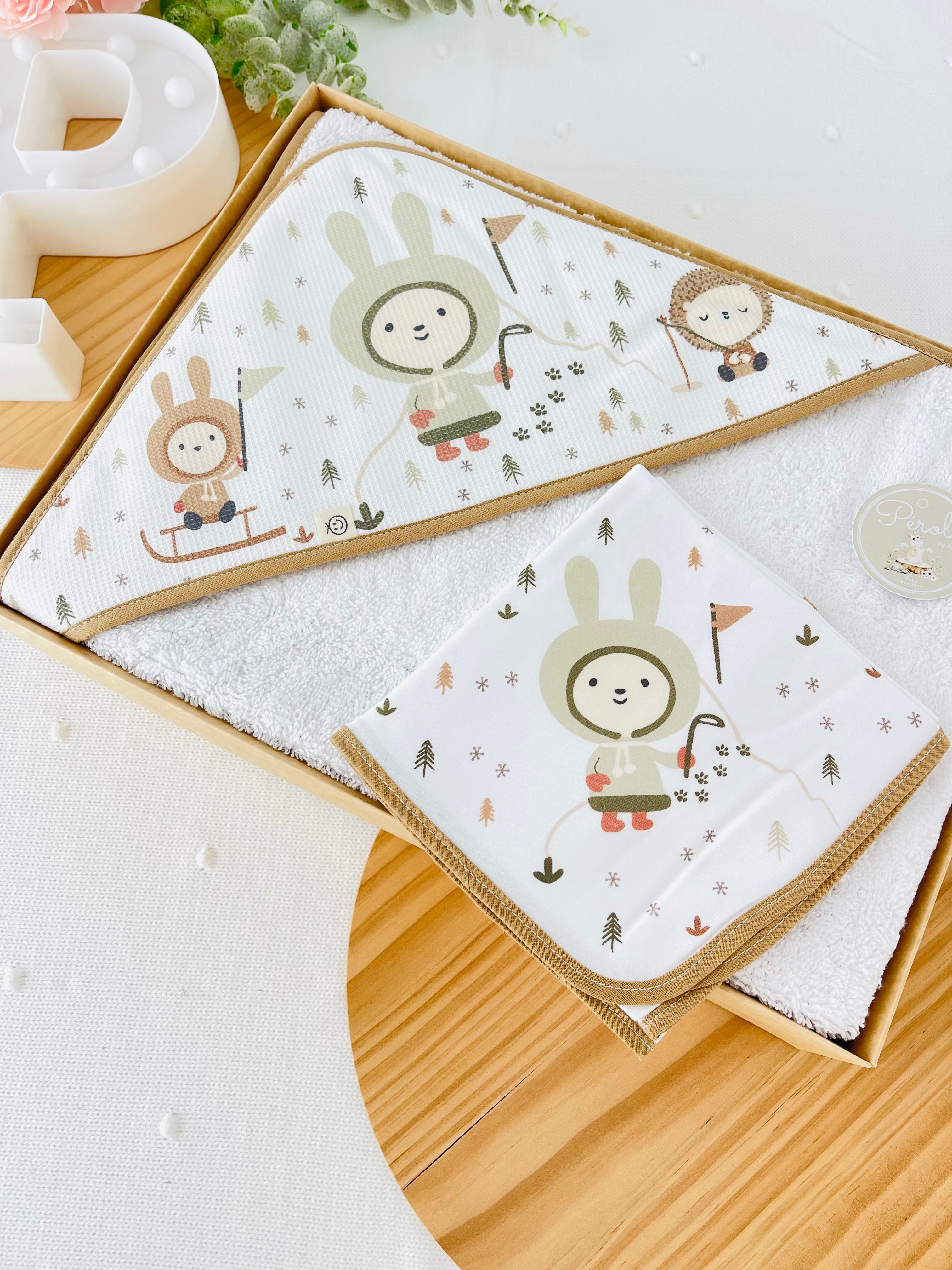 Pack enxoval unissexo: 9 peças - tema Esquimó