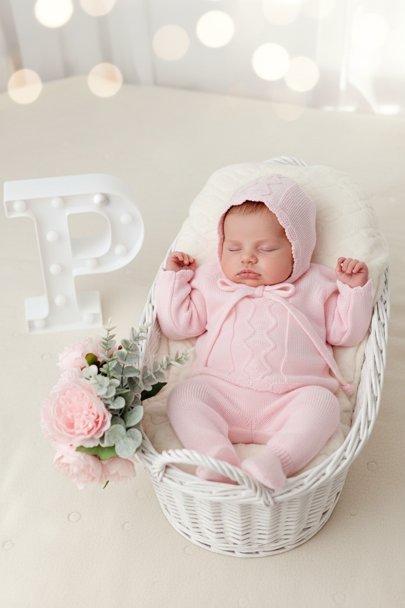 Conjunto: touca, camisola, calças Primavera Verão