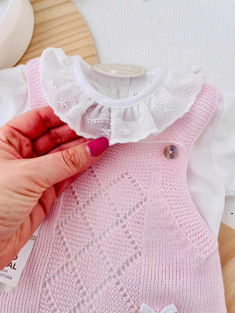 Conjunto menina: Fofo e blusa 100% algodão