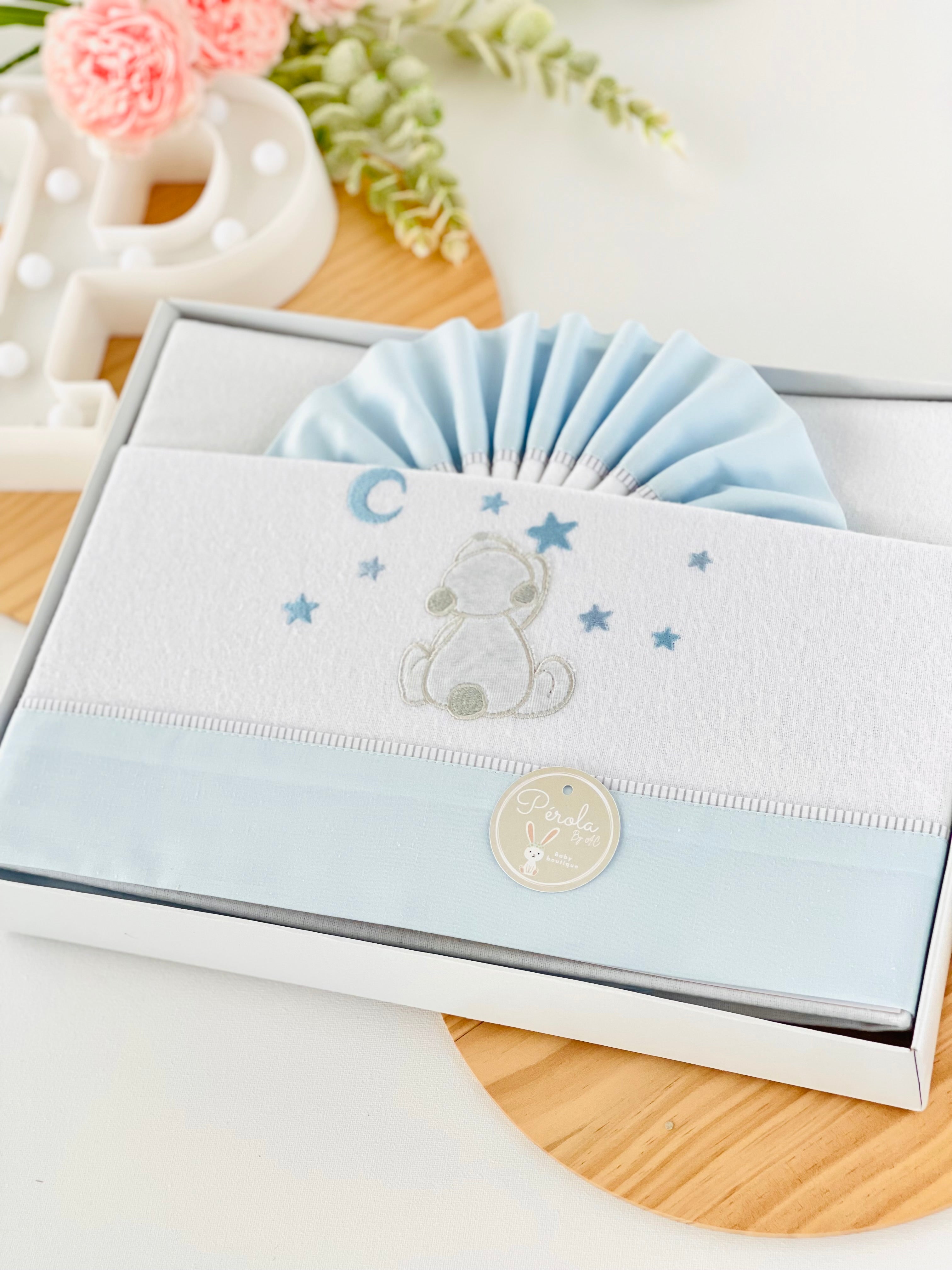 Lençóis flanela cama de grades- ursinhos