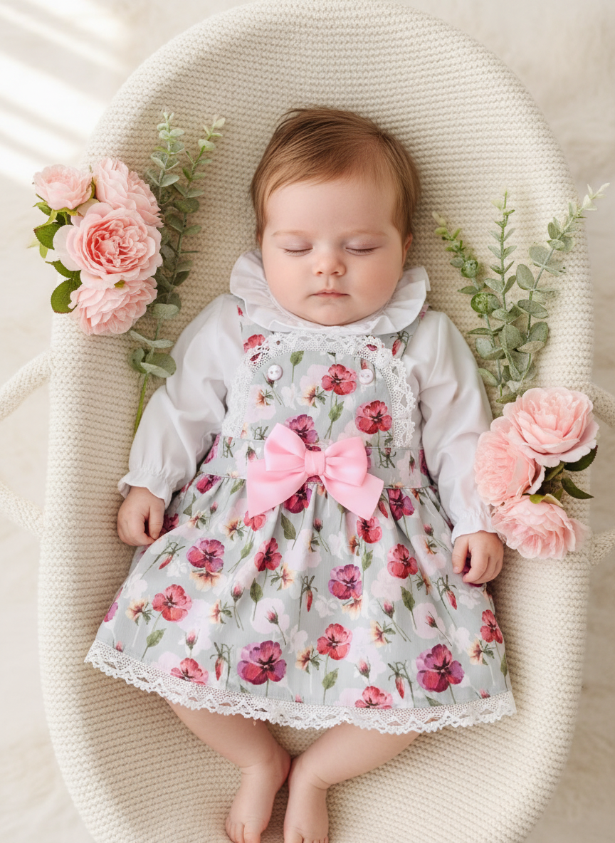 Conjunto Bianca: vestido e blusa