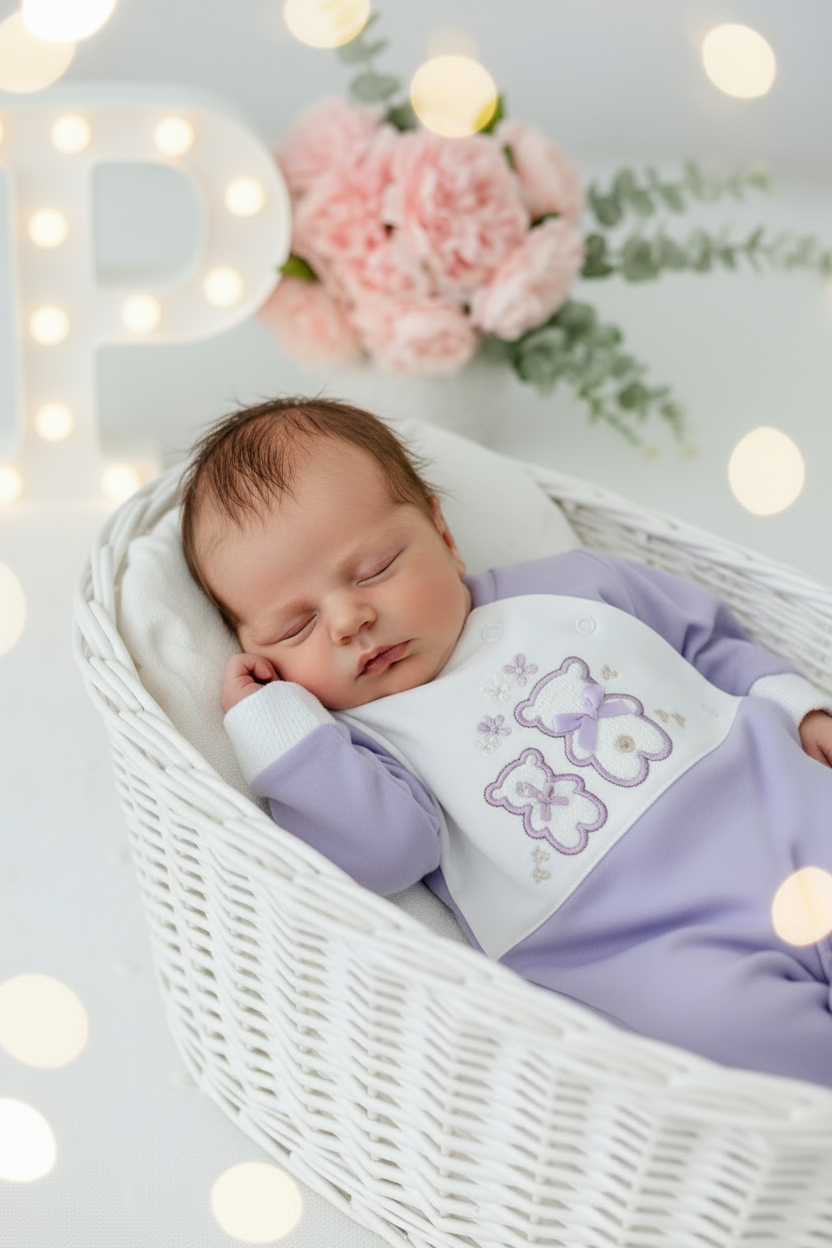 Babygrow ursinhos em algodão