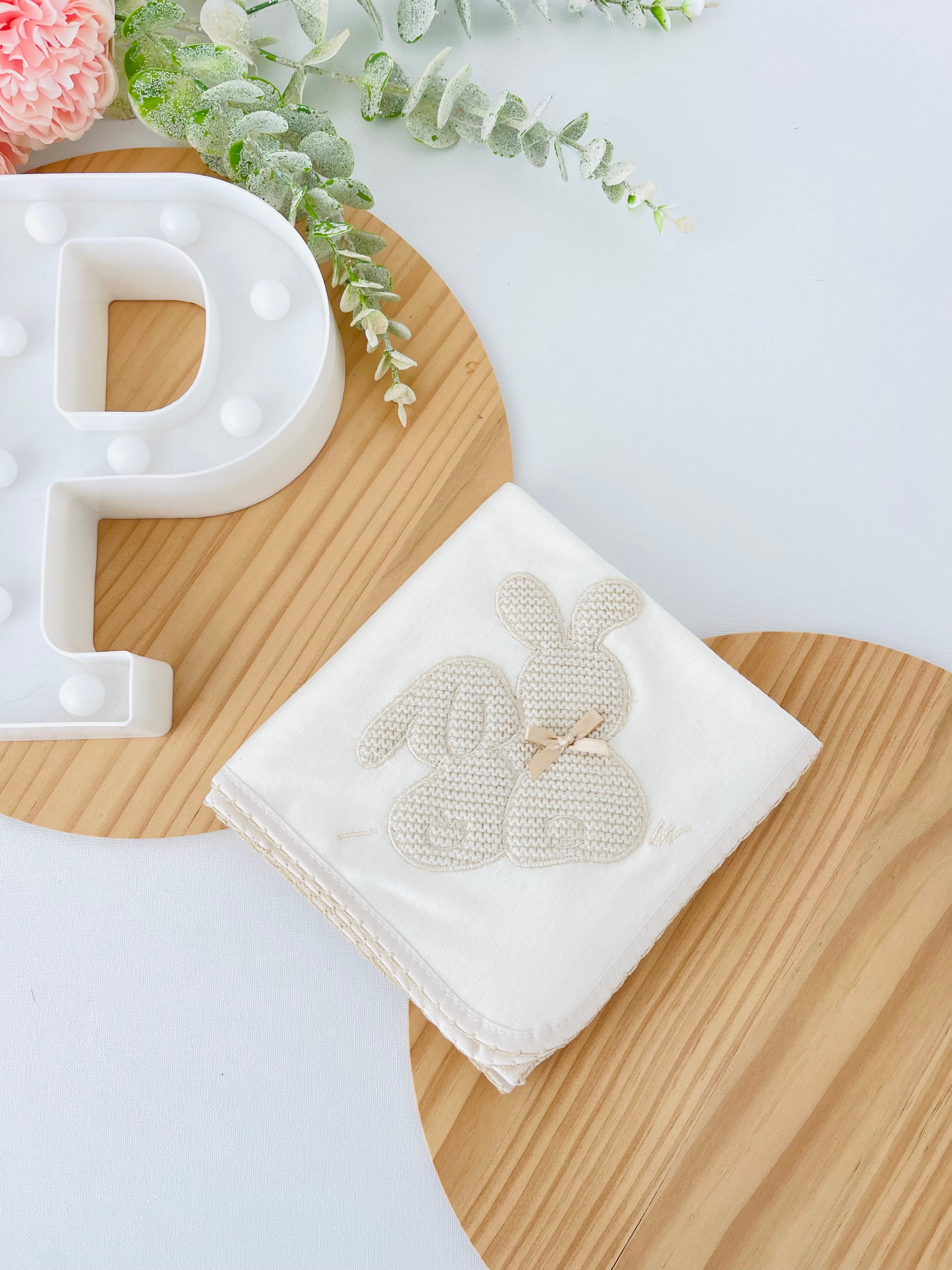 Fralda tema coelhinhos