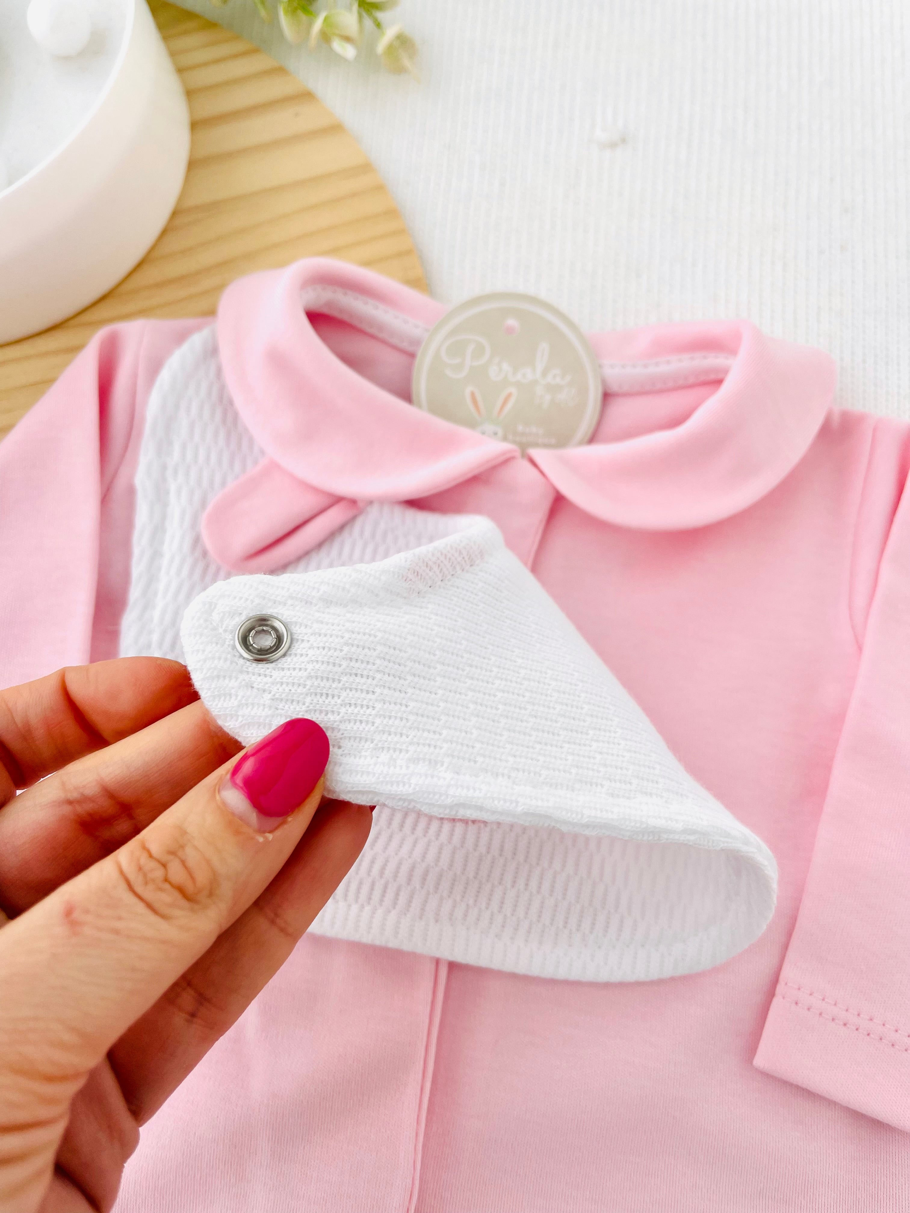 Babygrow e babete algodão