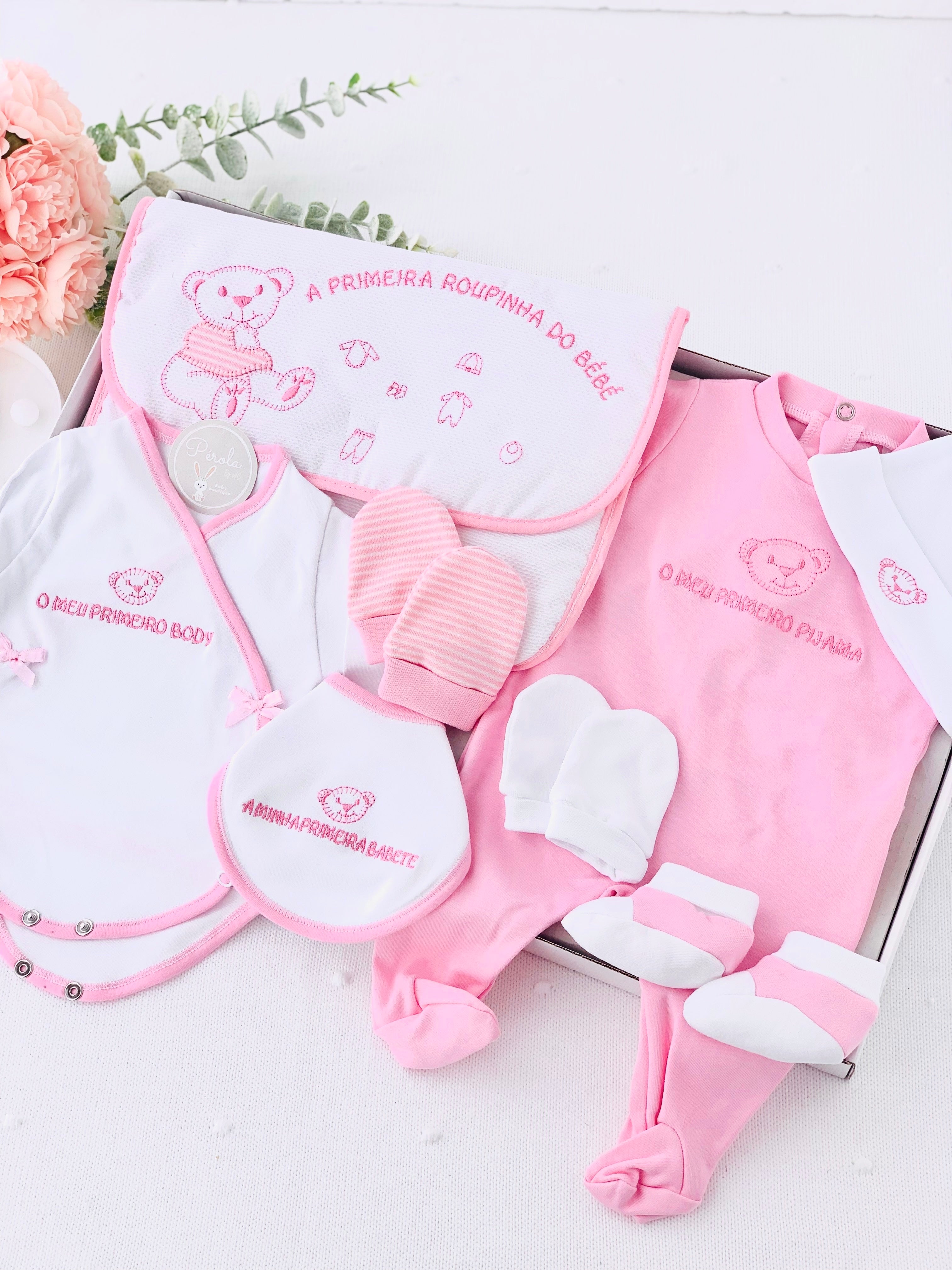 Conjunto primeira roupinha ALGODÃO