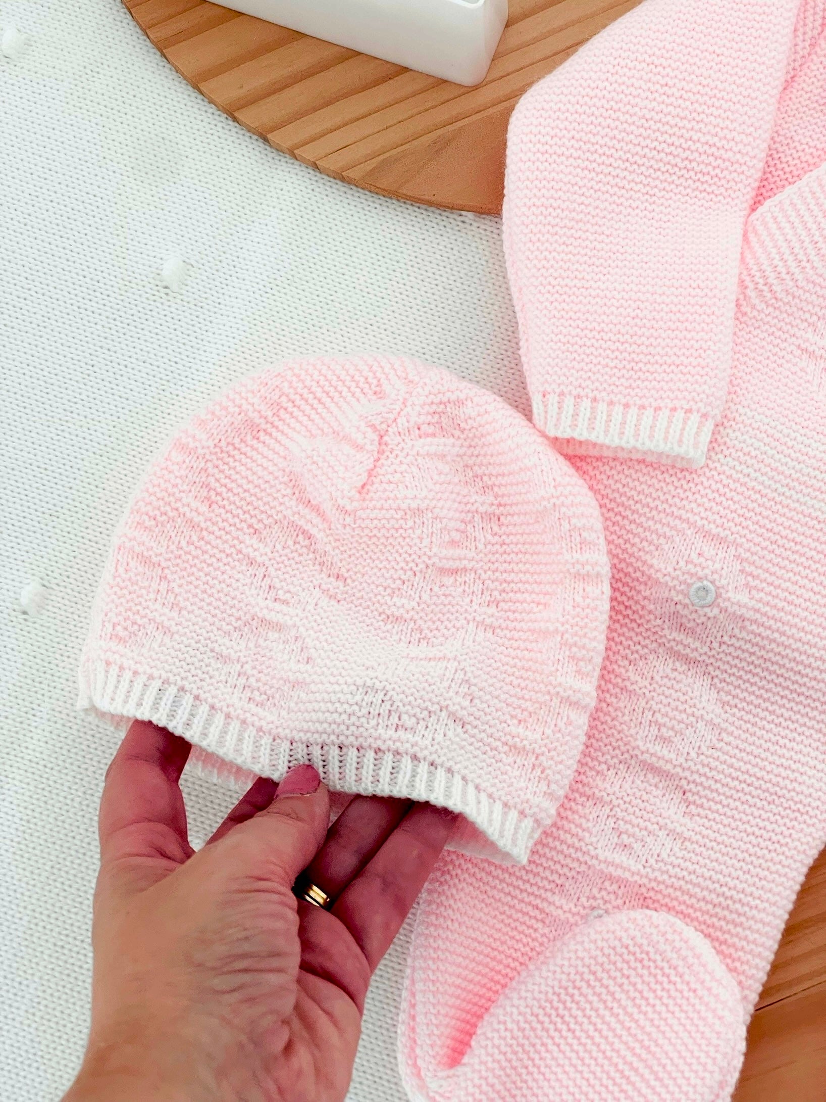 Saída de maternidade rosa