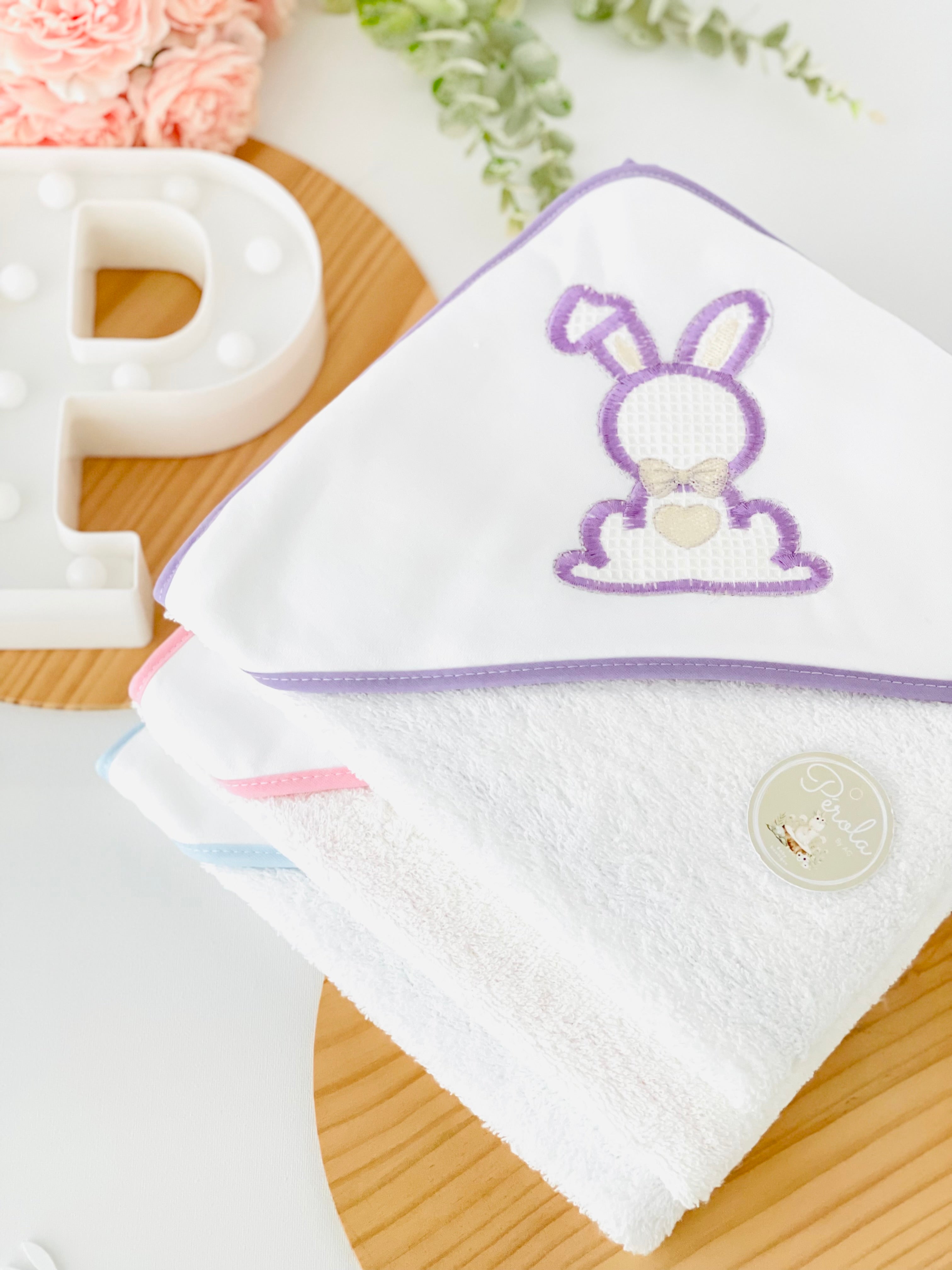 Toalha de banho tema Bunny