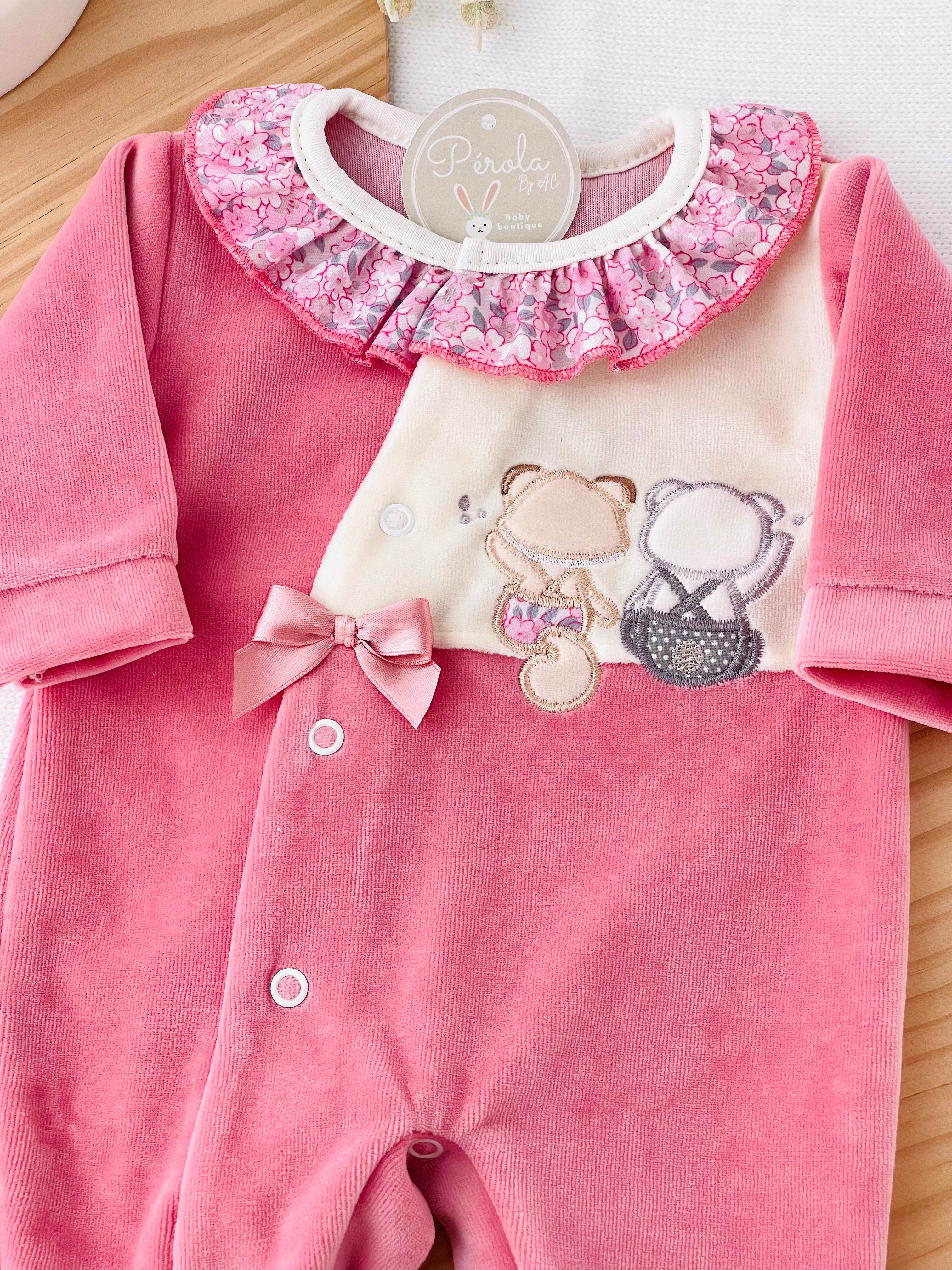 Babygrow amigos em veludo