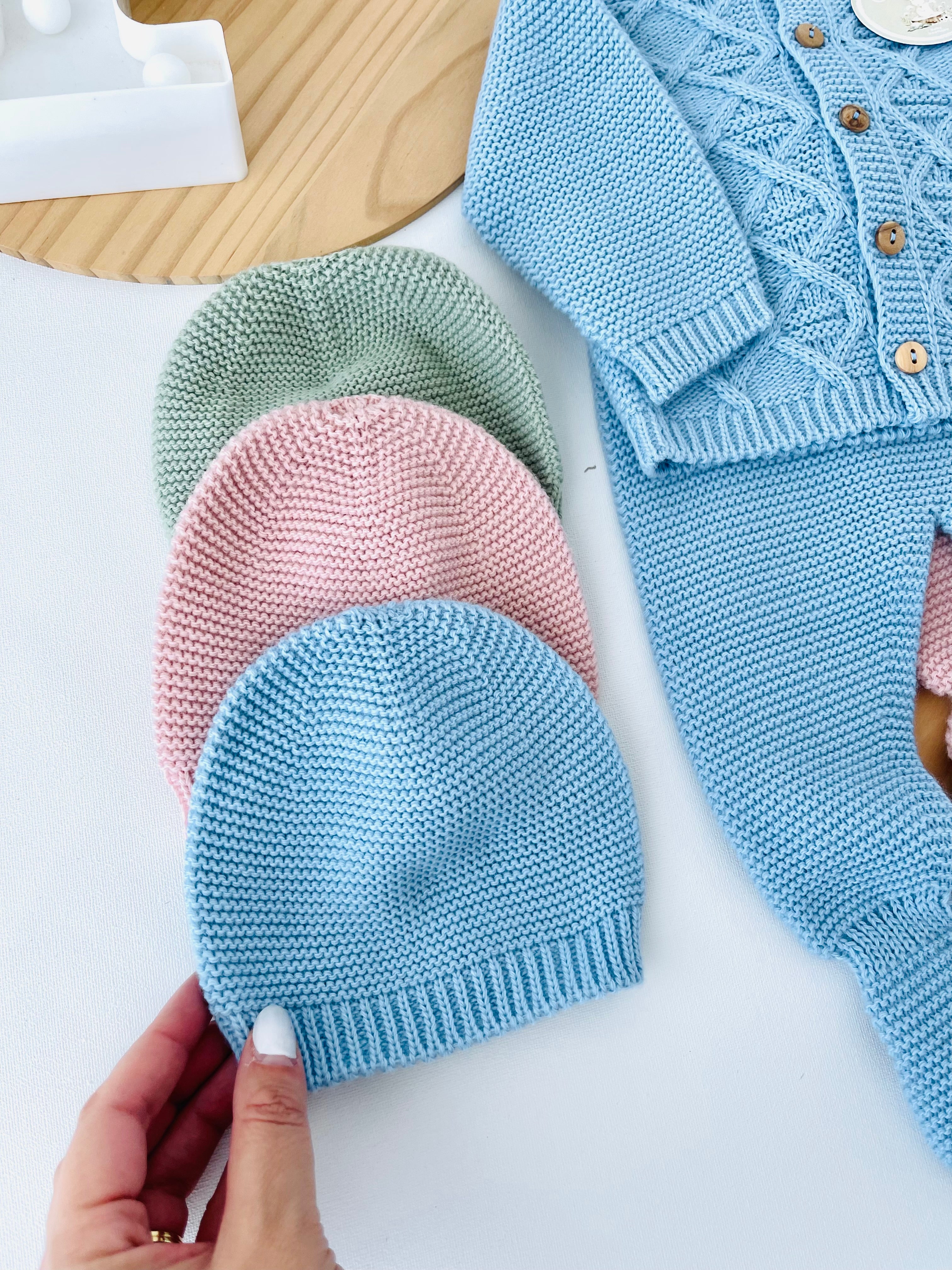 Conjunto casaco, calças e gorro- Outono/Inverno 1/3M 3/6M