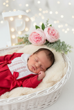 Babygrow algodão laços