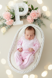 Babygrow veludo renda