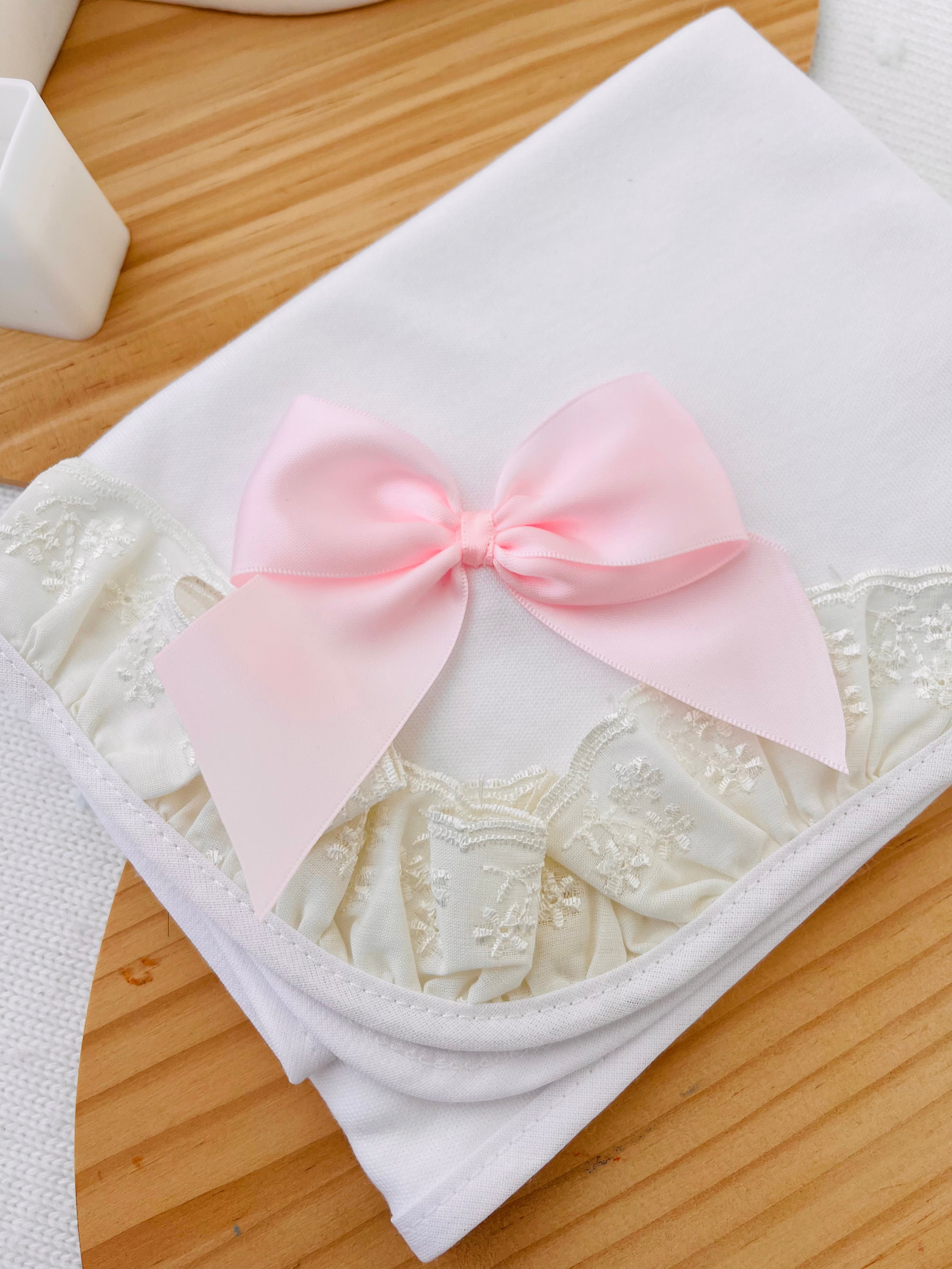 Fralda tema elegante rosa