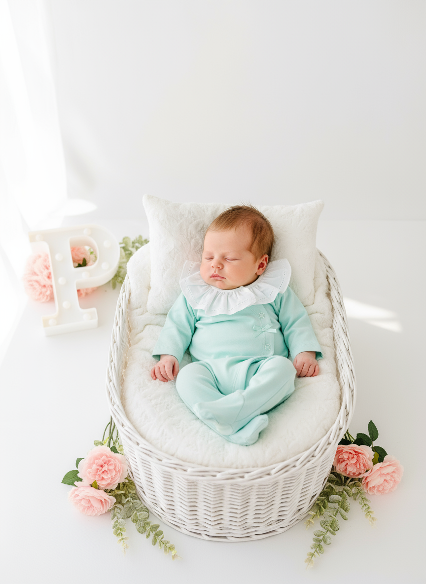 Babygrow carinho em ALGODÃO com golinha grande