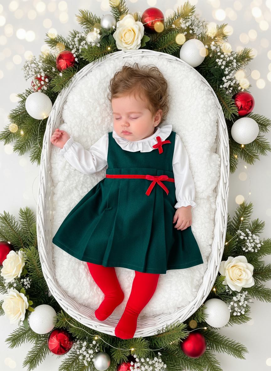 Conjunto fita em veludo: vestido e blusa