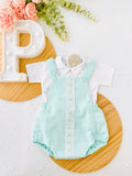 Conjunto João verde água: fofo e camisola