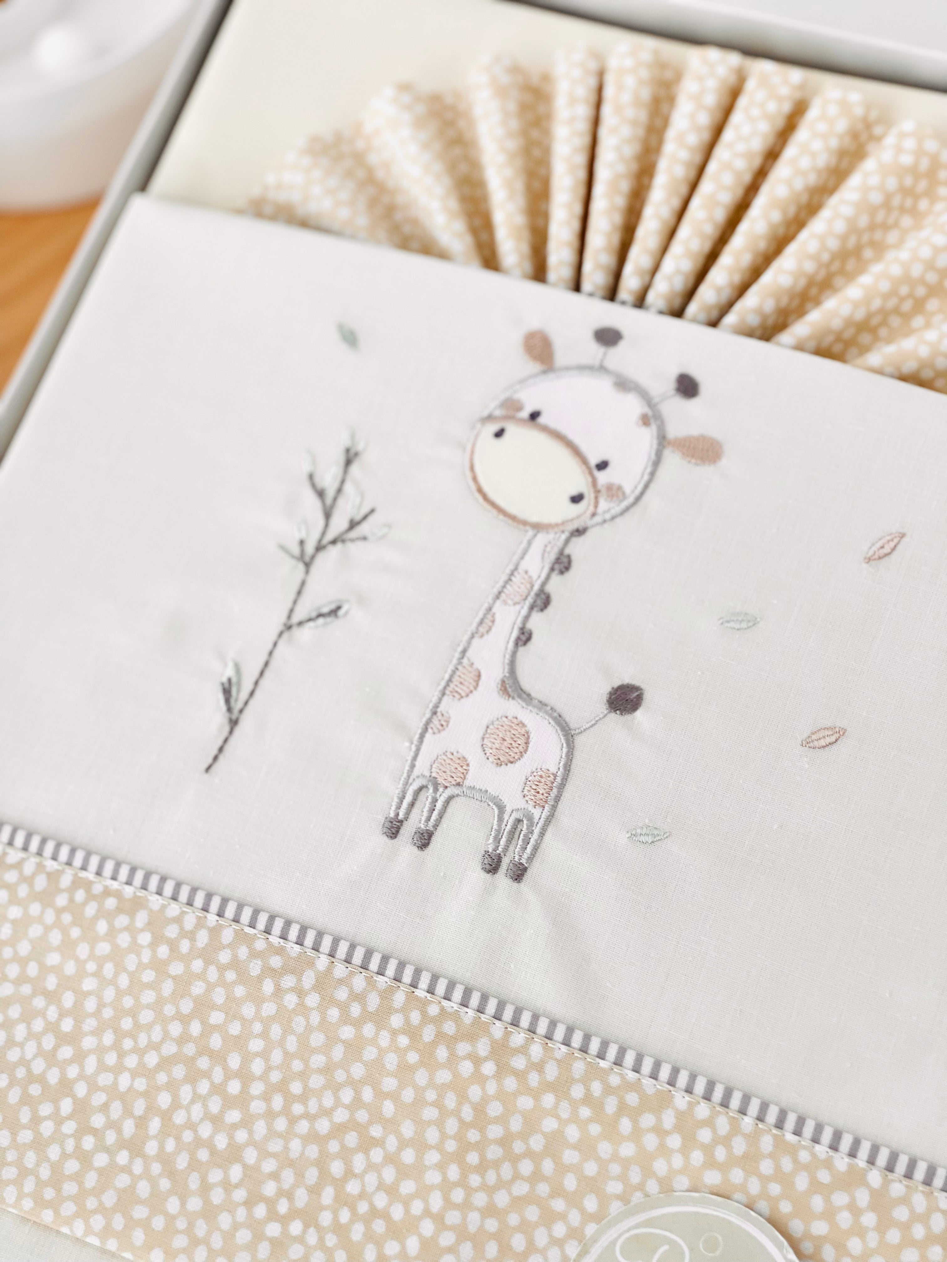 Lençóis algodão berços “next 2 me” Girafas