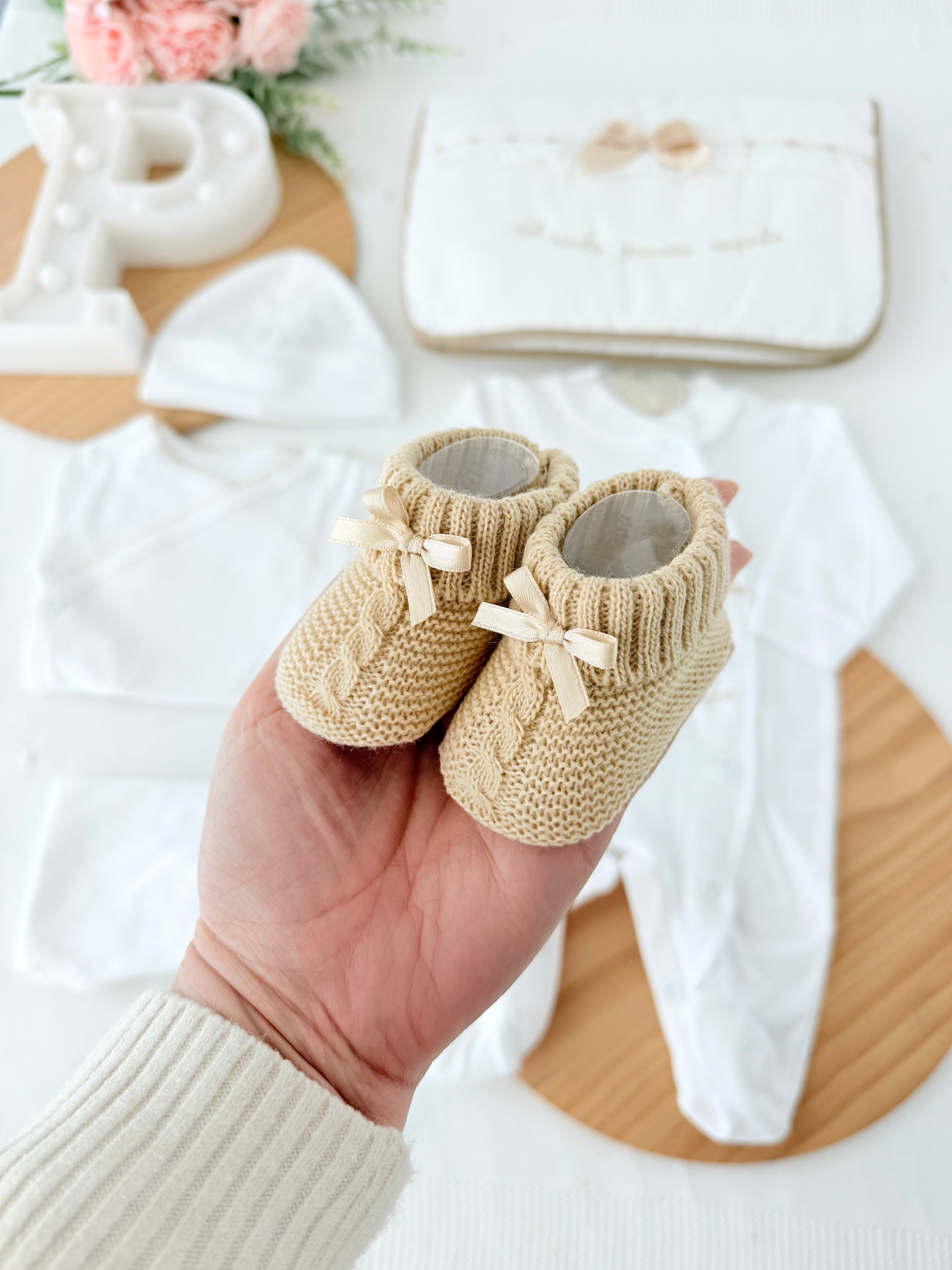 Conjunto primeira roupinha algodão tema renda- oferta carapins