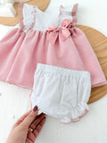Vestido Madalena: vestido e tapa fraldas