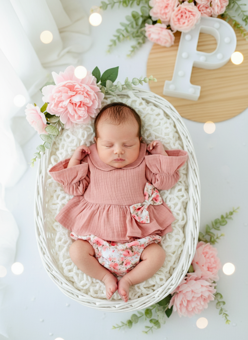 Blusa e saia/tapa fraldas