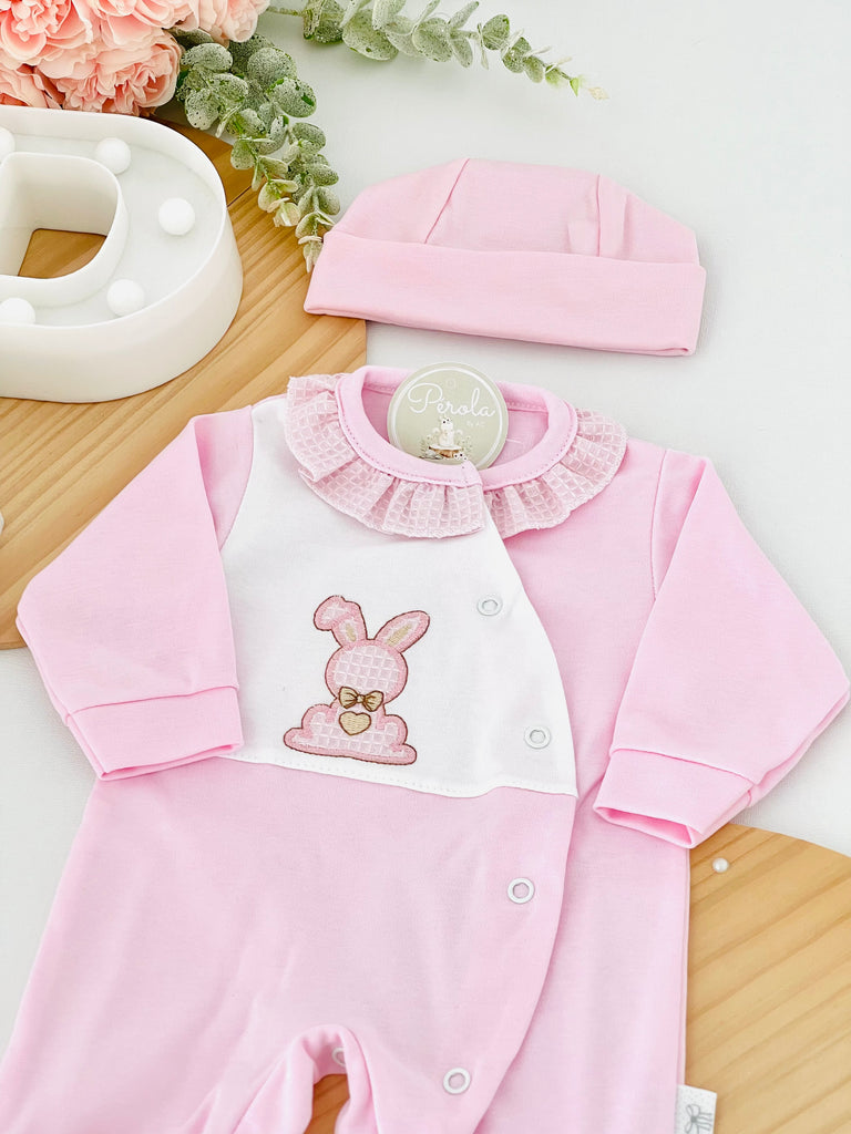 Babygrow coelho algodão