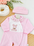 Babygrow coelho algodão